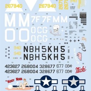 Eduard D48107 1/48 Decals P-38J Over Europe For Tamiya Kit