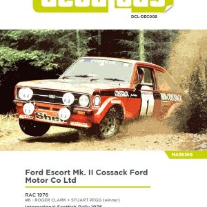 Decalcas DCL-DEC008 Decal 1/24 Ford Escort Mk.II Cossack Ford Motor Co Ltd