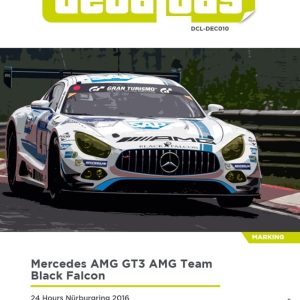 Decalcas DCL-DEC010 Decals 1/24 Mercedes AMG GT3 Team Black Falcon 24 Hours Nurburgring 2016