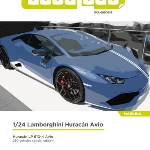 Decalcas DCL-DEC015 Decal 1/24 Lamborghini Huracan LP 610-4 Avio