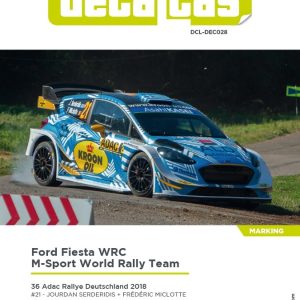 Decalcas DCL-DEC028 Decals 1/24 Ford Fiesta WRC M-Sport World Rally Team
