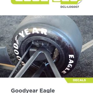 Decalcas DCL-LOG007 Decals 1/20 Goodyear Eagle Tyre Marking For 90’s F1 Cars
