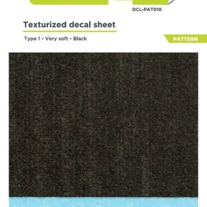 Decalcas DCL-PAT010 Texturized Decal Sheet Type 1 (Very Soft – Black)