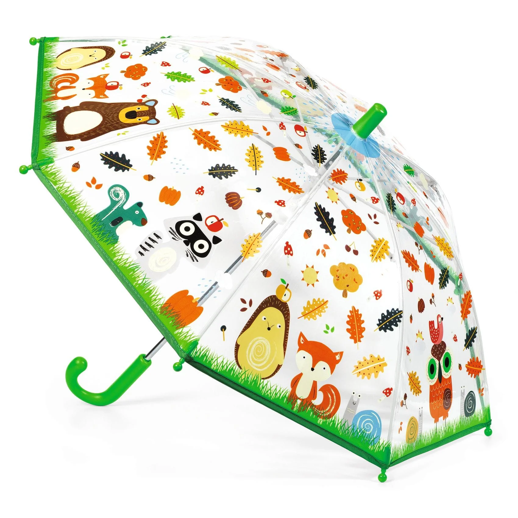 Ombrello piccolo trasparente, Amici della foresta - immagine 2