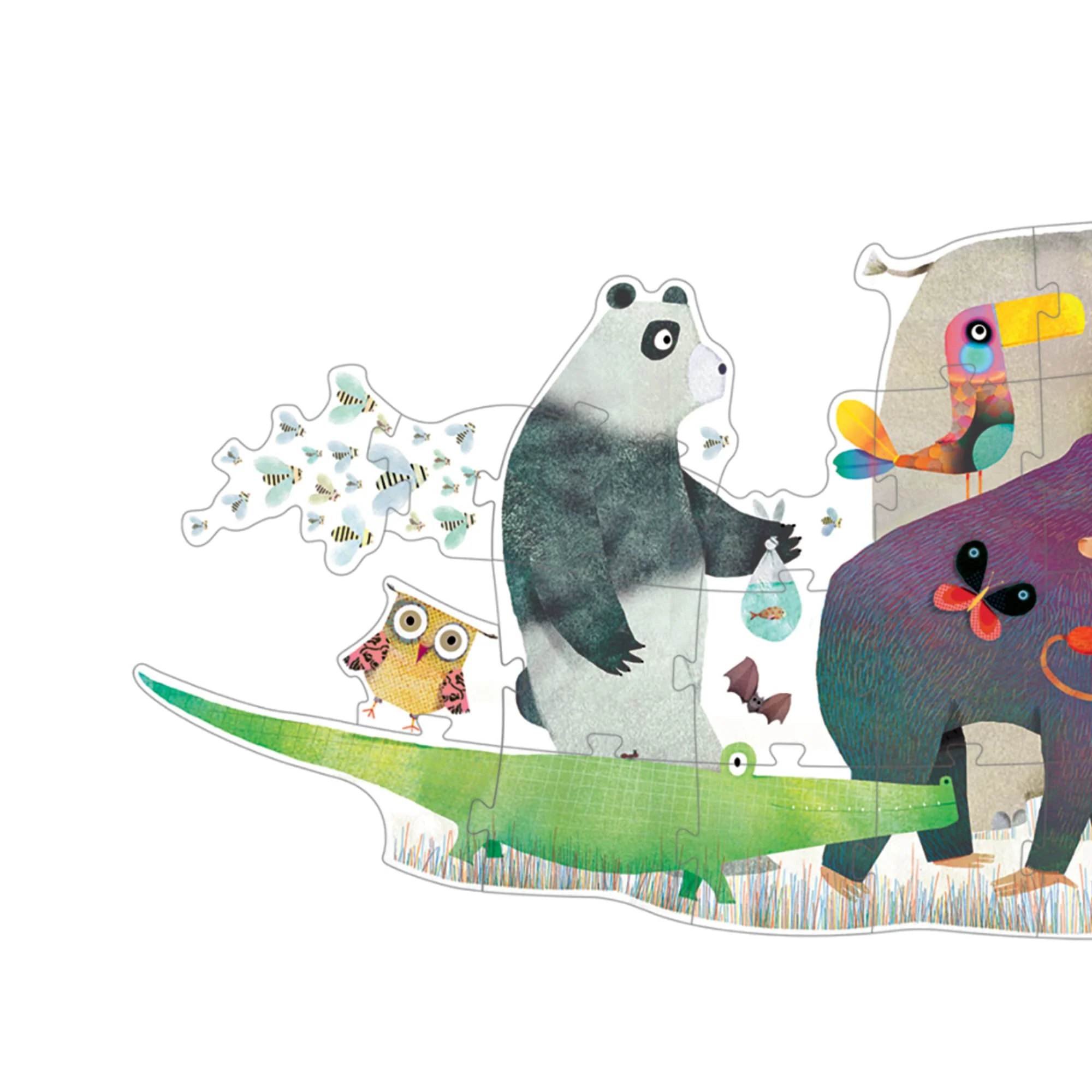 Puzzle gigante Animal Parade, 36pz - immagine 5
