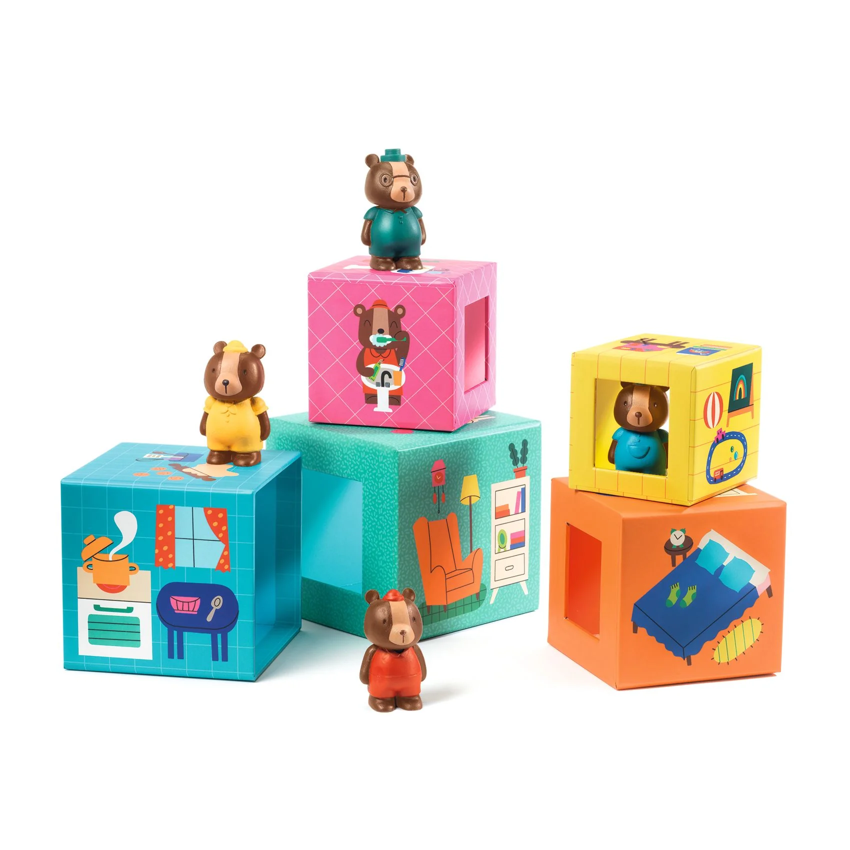 Cubi impilabile con animali, TopaniHouse