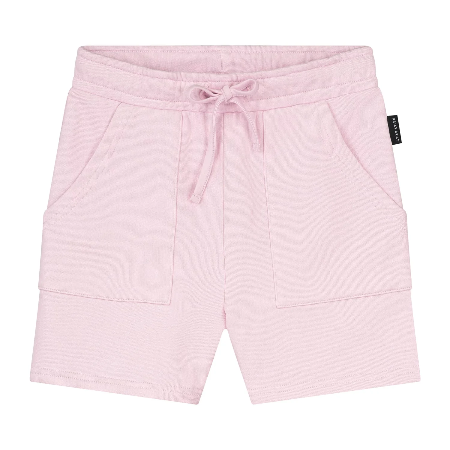 Pantaloncini in felpa leggera cotone bio Snow Lilac - immagine 2