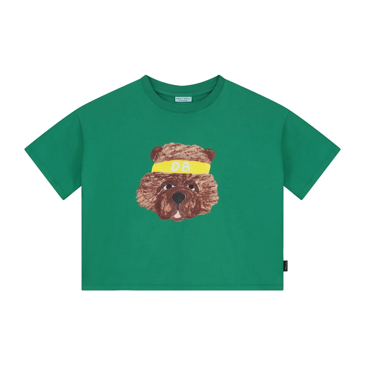 Maglietta in cotone bio Fuzzy wuzzy green - immagine 3