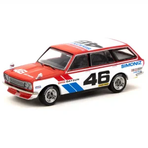 Tarmac Works Datsun Bluebird 510 Wagon BRE Datsun – EMS Special Edition Die Cast 1/64