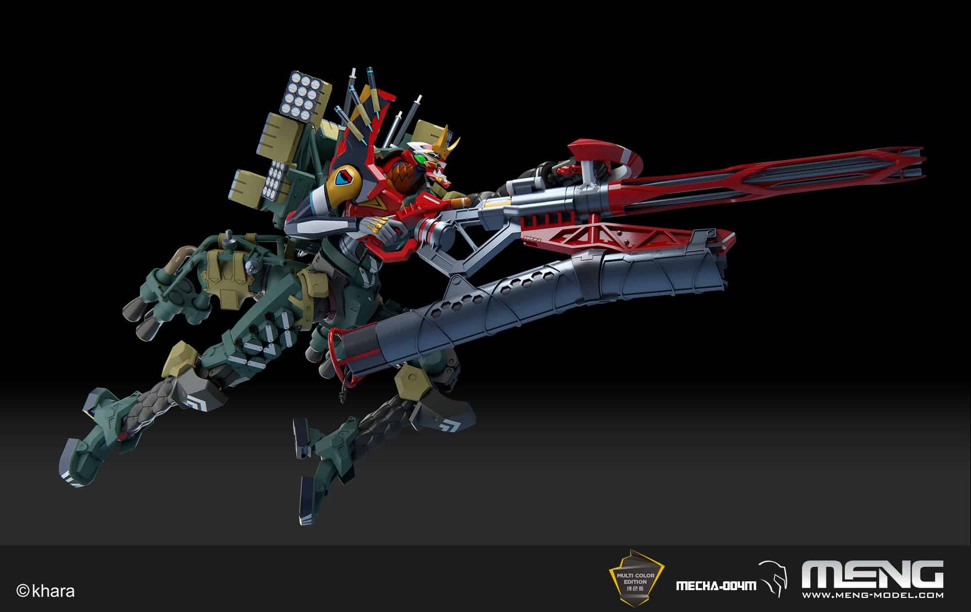 Meng Evangelion Production Model-New 02α Kit Montaggio - immagine 6