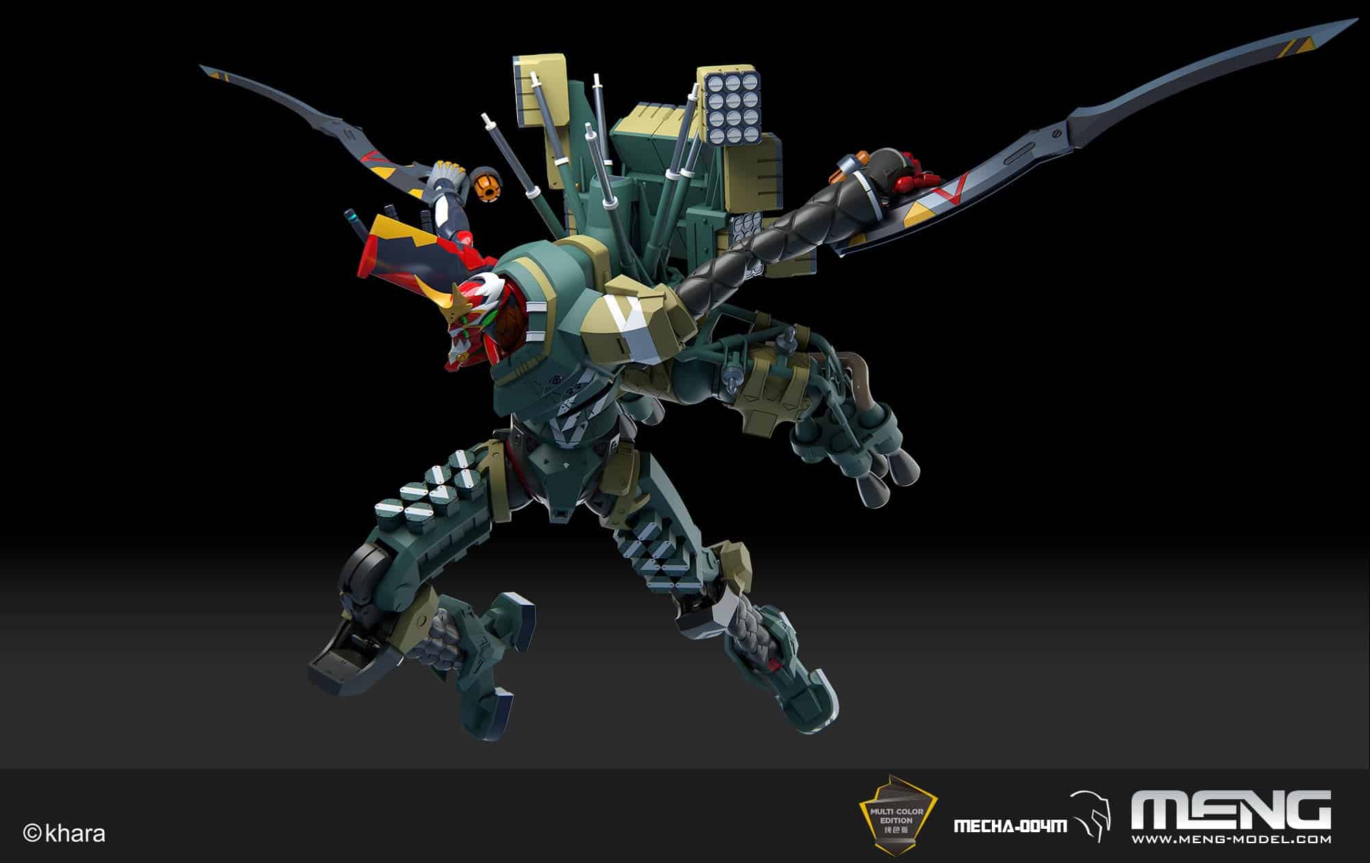 Meng Evangelion Production Model-New 02α Kit Montaggio - immagine 7