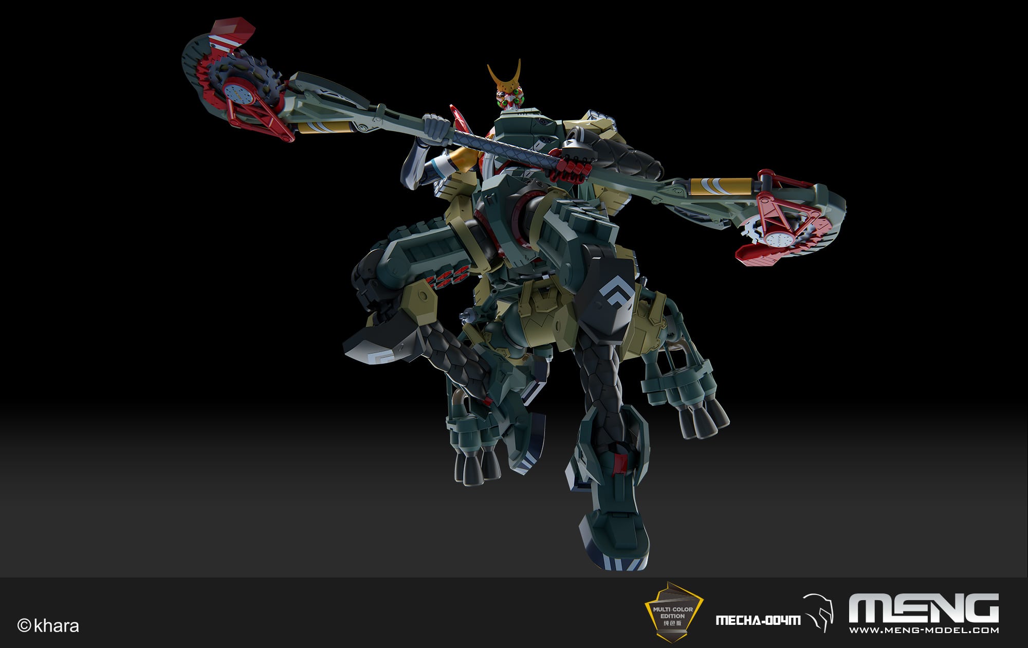 Meng Evangelion Production Model-New 02α Kit Montaggio - immagine 8