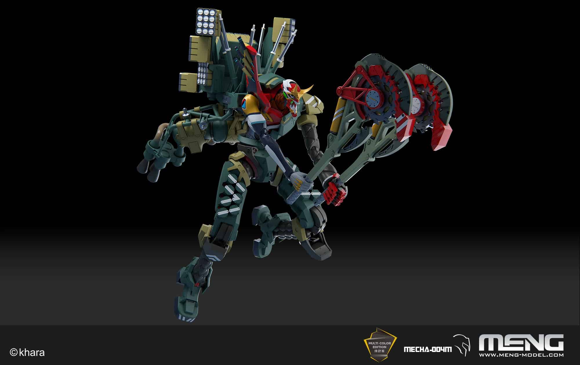 Meng Evangelion Production Model-New 02α Kit Montaggio - immagine 9