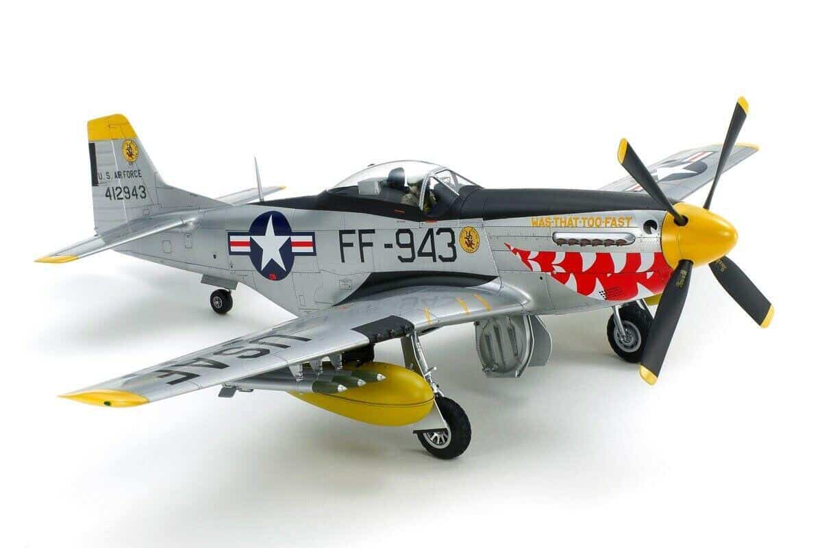 Tamiya 60328 North American F-51D Mustang Korean War Kit Montaggio 1/32 - immagine 3