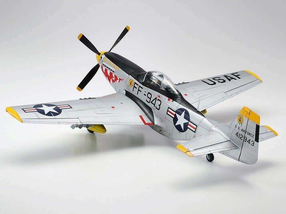 Tamiya 60328 North American F-51D Mustang Korean War Kit Montaggio 1/32 - immagine 4