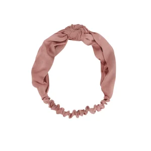 Fascia capelli con nodo Coral rouge