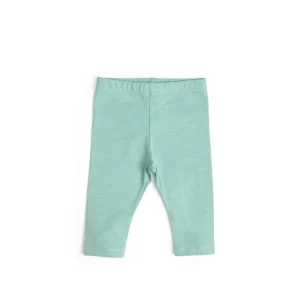 Leggings in cotone verde menta, Hêtre