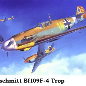 Hasegawa 08881 Messerschmitt Bf109F-4 Trop Kit Montaggio 1/32
