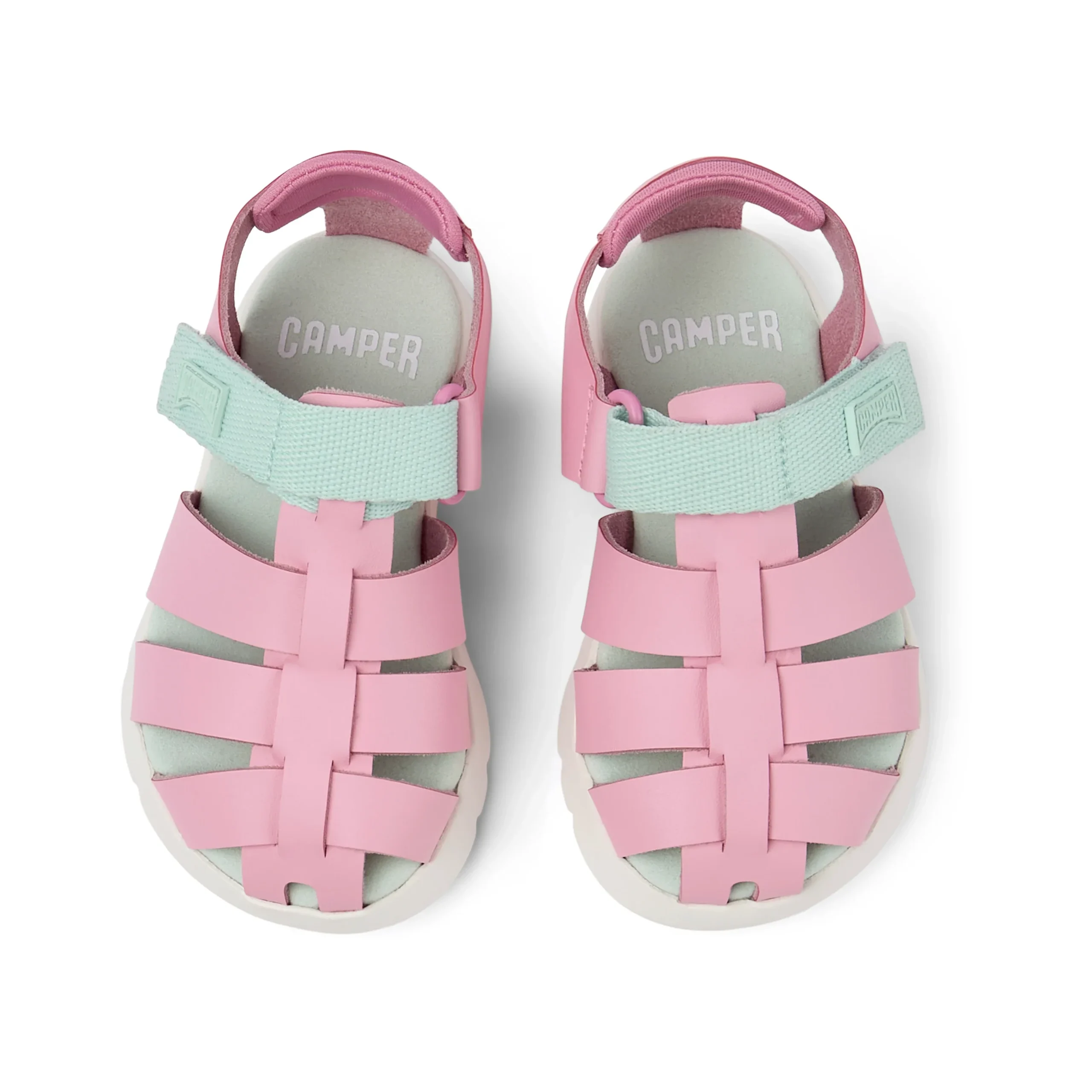 Sandali in pelle rosa, Oruga - immagine 3