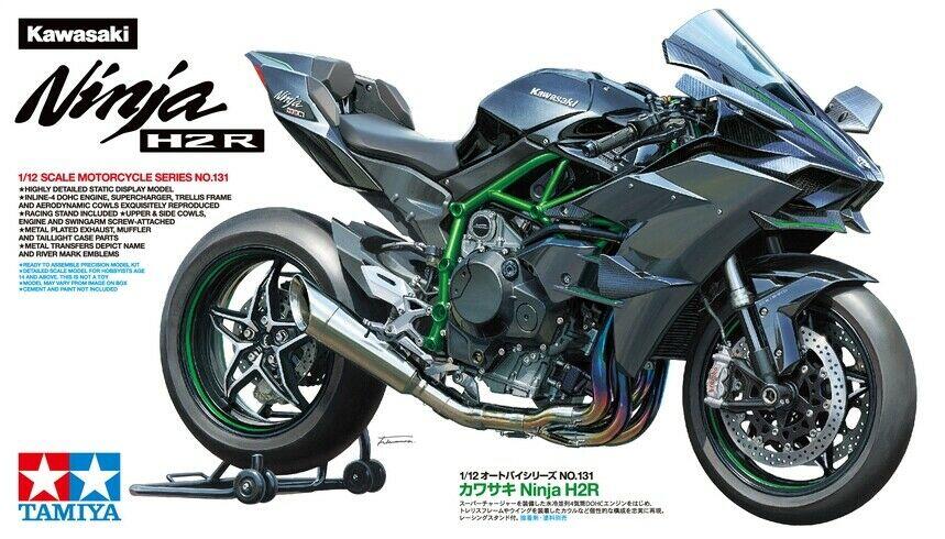 Tamiya 14131 Kawasaki Ninja H2R Kit Montaggio 1/12