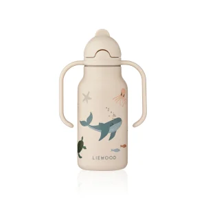 Borraccia termica acciaio inox con manici 250ml, Animali del mare