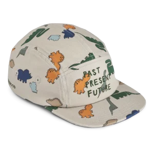 Cappello con visiera in cotone bio, Dinosauri