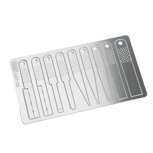 Madworks MT-13 Sanding Board Photo-Etched Tool Multi-Functional Type (Use With MADWORKS Adhesive Sanding Paper)