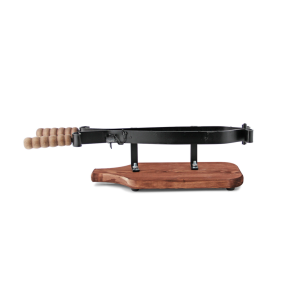 Morsa prosciutto con base legno sagomato