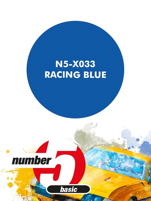 Number Five Color N5-X033 Racing Blue (30ml) Colore Per Aerografo