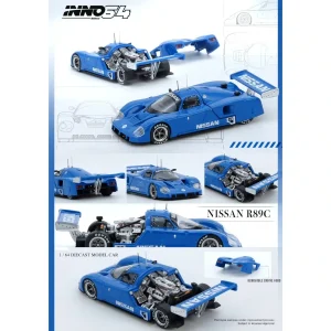 Inno64 Nissan R89C World Sports Car Championship 1989 (Works Prototype) Die Cast 1/64