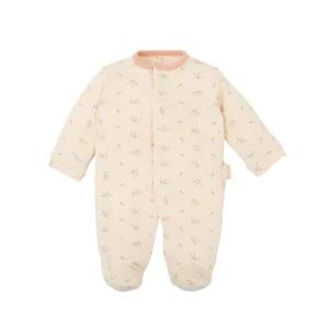 Tutina intera in misto bambù e cotone bio dalia, Rosa