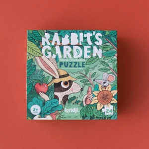 Puzzle e gioco di osservazione Rabbits Garden, 24pz