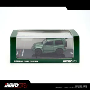 Inno64 Mitsubishi Pajero Evolution Satin Green Die Cast 1/64