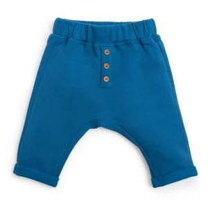 Pantaloni in felpa garzata blu, Marin