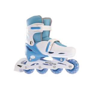 Pattini in linea roller blu allungabili