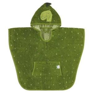 Poncho in cotone bio, Dinosauro