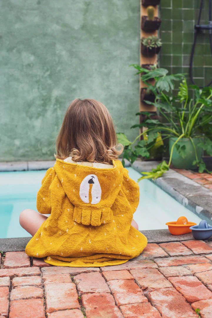 Poncho in cotone bio, Leone - immagine 3