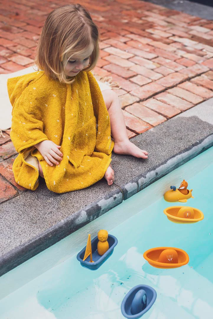 Poncho in cotone bio, Leone - immagine 4