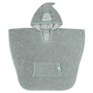 Poncho in cotone bio, Squalo