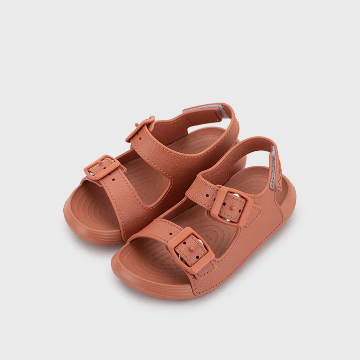 Sandali leggeri e flessibili in gomma morbida, Maui Terracotta - immagine 4