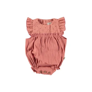 Pagliaccetto in cotone rosa antico