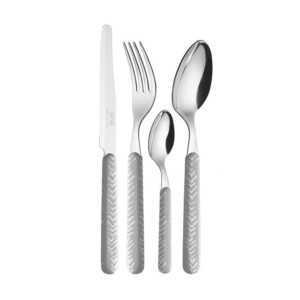 Set posate 6 posti in acciaio inossidabile con manici colorati Kai