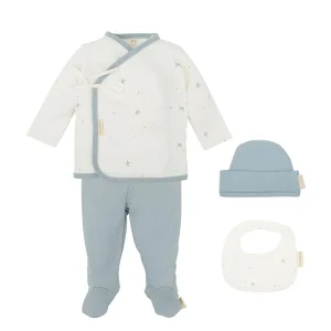 Set nascita in bambù e cotone bio, Spring