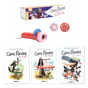Pacchetto Lampada storie e 3 Libri, Cane Puzzone