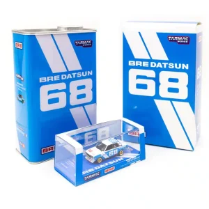 Tarmac Works Bre Datsun 510 Trans-Am 2.5 Championship 1972 #68 With Oil Can Die Cast 1/64