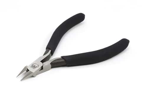 Tamiya 74123 Sharp Pointed Side Cutter (Slim Jaw) Tronchesino Per Plastica Lame Sottili - immagine 2