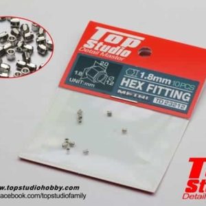 Top Studio TD23212 Hex Fitting 1.8mm (10pcs)