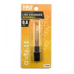 Madworks TS-080 Tungsten Steel Line Engraver 0.8mm (1pcs)