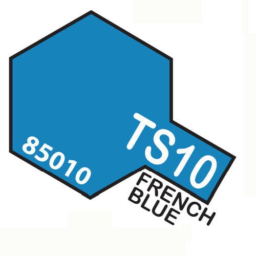 Tamiya TS10 French Blue Bomboletta Spray Per Plastica 100ml - immagine 2