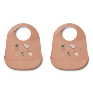 Set da 2 bavaglini in silicone Frutta
